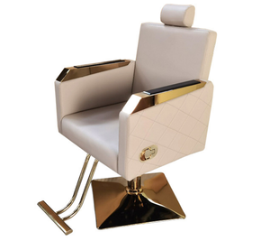 Nouveau modèle de fauteuil de barbier - fauteuil réglable et pliable pour salons de coiffure, fauteuil de beauté de luxe. - Product Image 1