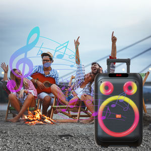 Altavoz Portátil Multifuncional con Ruedas para Karaoke ZQS12159 <span class=keywords><strong>de</strong></span> Alta Calidad con Micrófono Inalámbrico - Product Image 5