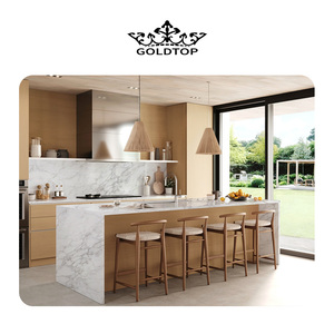 Goldtop ODM OEM HD in thạch anh với tự nhiên tĩnh mạch 7014 <span class=keywords><strong>statuary</strong></span> PD Full <span class=keywords><strong>slab</strong></span> cho sang trọng Island & hiện đại nhà bếp - Product Image 3