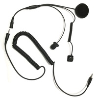 Micro-casque PTT pour casque de moto, compatible Kenwood, Baofeng, Retevis, TYT, Motorola, Hytera