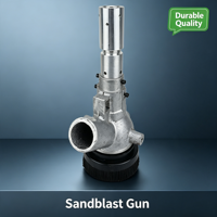 Pistolet de sablage pneumatique 35 mm OD, 340 mm, en alliage métallique, pour sablage à air, élimination de la rouille et nettoyage de surface