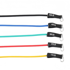 Portable Multifunctional Durable <b>Resistance</b> <b>Band</b> 11-Piece Tension Antislip Rope <b>Set</b> 100lb <b>Resistance</b> <b>Band</b> <b>Set</b> for Fitness - Product Image 2