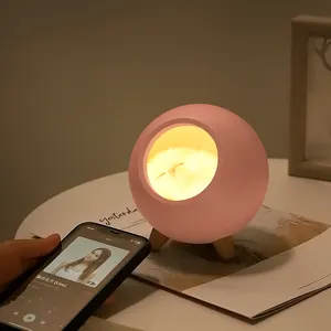 Şarj edilebilir Led yatak başucu dokunmatik lamba Usb hoparlör masa lambası