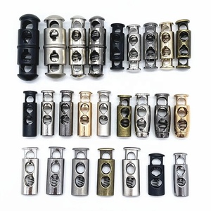 Nhà Máy Giá Dây Rút Mùa Xuân dây kim loại khóa lỗ duy nhất chuyển đổi <span class=keywords><strong>Stopper</strong></span> cho túi xách & quần áo may mặc - Product Image 4