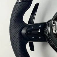 Volant de direction en cuir noir M Sports avec LED pour BMW F20 F22 F30 F32 F10 F12 F07 F01E70 E92 M3 M5 M6