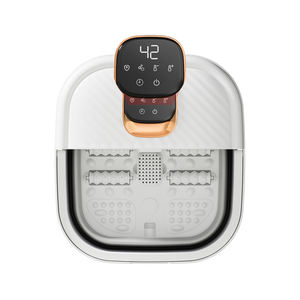 Masajeador de pies eléctrico plegable para el cuidado de la salud con vibración y control remoto con mango oculto, 7L de capacidad - Product Image 1
