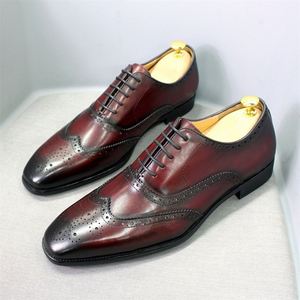 Business Formal Square <b>Toe</b> Waterproof Sheepskin Casual Fashionable Autumn Fringed Lightweight Breathable Men's Leather Shoes - Product Image 1
