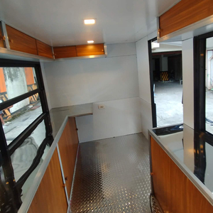 Remolque de Comida Comercial en Venta |   Camión de Café y Helados Móvil con Equipamiento de Cocina Completo, Camioneta de Comida Rápida para Exteriores - Product Image 6