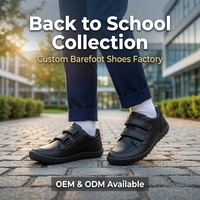 Chaussures d'école pieds nus pour enfants, avec large espace pour les orteils, zéro dénivelé, respirantes, adaptées à la forme du pied, baskets souples antidérapantes pour garçons et filles