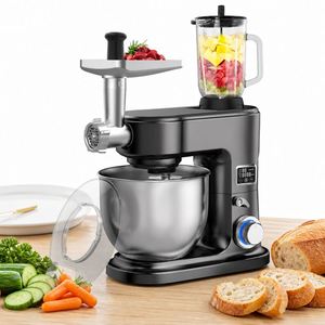 <span class=keywords><strong>Robot</strong></span> culinaire multifonctionnel 3-en-1 de haute qualité, également connu comme machine à mélanger et à extraire les jus, capable de hacher la viande - Product Image 5