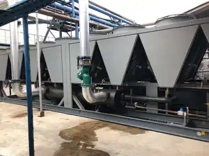 Factory Direct Supply 600kw 200 Ton 2 Screw Hanbell Comressors Industrial Cooling System Screw Chiller Price