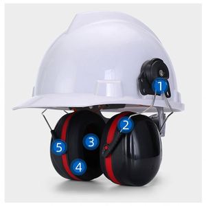 Gafas de Seguridad de Alta Calidad con Certificación CE PPE, Diseño Robusto, Casco de Seguridad de Primera Calidad con Orejeras - Product Image 3