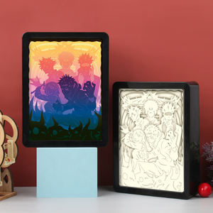 Figuras de Anime Personalizadas, Personajes de Manga, Marcos con Caja de Sombra, Decoración del Hogar, Luces, Marcos de Fotos de Plástico, Regalos para Niños y Novios - Product Image 2