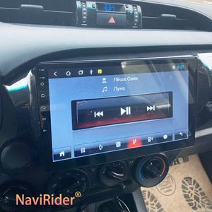Autoradio Android 13 avec commande vocale IA, 8+128 Go, CarPlay sans fil, pour Toyota HILUX REVO VIGO IMV 2016-2017, lecteur multimédia vidéo - Product Image 1