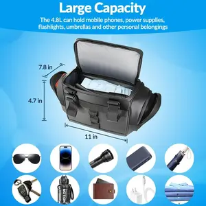 Factory 2024 Waterproof High Reflective Bicycle Handlebar Bag Cycling Front Pannier Pouch Shoulder Carry Phone Holder Bags
