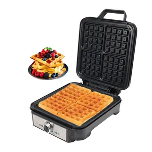 High Quality Egg Waffle Cone Maker Pancake Machine With Adjustable Temperature Control Knob