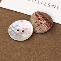 Boutons en coquille d'ormeau naturel à 2 trous à faible quantité minimale de commande pour chemises et costumes