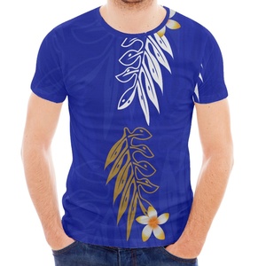 T-Shirt da Uomo in Poliestere con Stampa Digitale 3D Personalizzata, Design Polinesiano di Alta Qualità, Versatile e alla Moda, Stampa su Richiesta - Product Image 4