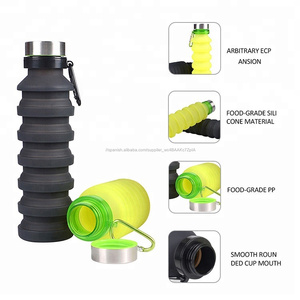 <span class=keywords><strong>Gran</strong></span> oferta botella para deporte al exterior plegable de silicona plegable botella de agua con logotipo personalizado - Product Image 2