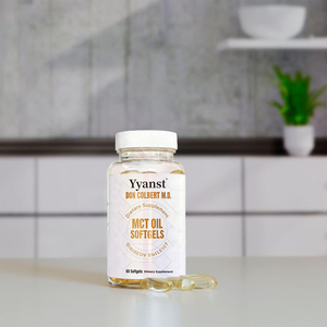 Cápsulas blandas de aceite MCT, ácido caprílico y ácido caprárico de marca privada de alta calidad, promueven y aumentan la energía. - Product Image 2