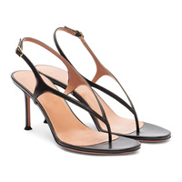 Sandales à talons hauts pour femmes, style classique élégant, marron, en PU, pour soirée, 2026