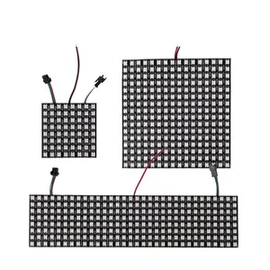 Individually Addressable 5V WS2812B LED Panel Screen 8x8 16x16 8x32 Pixels W2812 Module Light