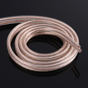 ทองแดงชุบดีบุกบริสุทธิ์และความบริสุทธิ์สูงทองแดงบิดลำโพงลวดสายลำโพง10/12/14/16/18AWG - Product Image 5