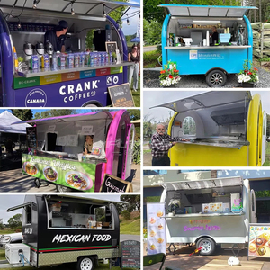 Camion de restauration rapide populaire, <span class=keywords><strong>mini</strong></span> food truck, camionnette à hot-dogs, remorque alimentaire avec cuisine complète - Product Image 6