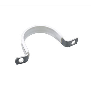 Soporte de tubería grande en forma de U para tubos de <span class=keywords><strong>PVC</strong></span> y fijación con dos agujeros incrustados <span class=keywords><strong>abrazadera</strong></span> de tubería de clip de tubería de <span class=keywords><strong>PVC</strong></span> o goma - Product Image 2