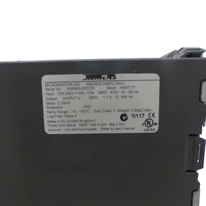 1 шт. Новый Оригинальный Частотный Преобразователь Siemens 420 6SE6420-2AB12-5AA1 EA04117 ПЛК - Product Image 3