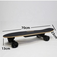 Planche à roulettes électrique JIESEN Hot Small Fish, planche de surf, planche à roulettes électrique télécommandée hors route, longue planche à roulettes électrique, double moteur