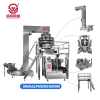 Machine d'emballage rotative pour café moulu 1 kg, pour sachets préformés refermables à fermeture éclair, Envasadora De Cafe