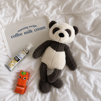 Peluche Mignonne Grenouille Panda Éléphant à Longues Jambes 31-50cm de Haut, Super Douce, Coussin pour Adulte, Rembourrage Coton PP, Ours Anti-Stress