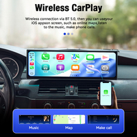 ZWNAV 14,9 pouces LINUX OS Auto Apple CarPlay Multimédia pour BMW Série 5 E60 E61 2003-2010 – Unité centrale de navigation GPS et écran de mise à niveau