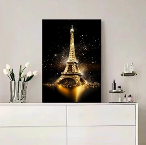 Mini Quadro Decorativo Senza Cornice con Stampa Paesaggistica Lucida, Supporto da Tavolo per Ornamenti e Dipinti - Product Image 1