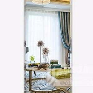 Wholesales Customized Framed Wall <b>Mirror</b> Aluminum Alloy Frame clear Durable for Home Decor Furniture Living Room - Product Image 3