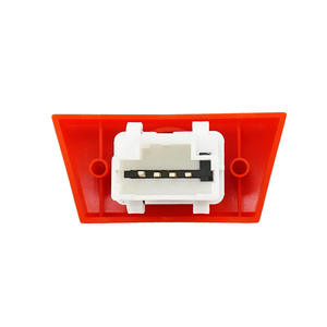 Interrupteur de clignotant, de feux de détresse et de clignotants de détresse, bouton poussoir, état neuf, pour Peugeot 107 et Citroën C1 - Product Image 1