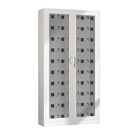 Armoire de recharge pour téléphones portables et casier de rangement avec interphone de sécurité pour salle de réunion scolaire, mobilier moderne en acier
