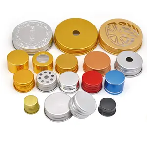 High Quality R3 0.3mm Thickness Metal Aluminum Bottle Screw Lid Caps Cover 18 20 24 28 32 47 56 68 70 77 80 83 89 100mm