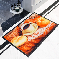 Tapis de porte à poils découpés à la main avec support en PVC, plusieurs types de belle et douce, poils imprimés, nouveauté