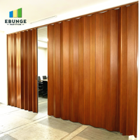 Porte pliante sur mesure en aluminium, cloison accordéon rétractable pour bureau et espace commercial