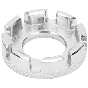 Clé à rayons de vélo 8 voies, clé à rayons de vélo, clé à rayons de roue, outil de réparation de jantes, noir - Product Image 1