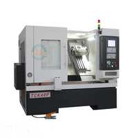 TCK40P Gang Tool Tour CNC Mill Petit tour CNC avec chargeur de barre automatique