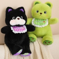 Personnalisé Unisexe PP Coton Animal en Peluche Fraise Lapin Chat Poupée Cookie Ours Pâques Lapin en Peluche Jouet