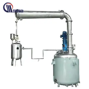 Vỏ bọc hóa chất liên tục khuấy lò phản ứng cstr điện sưởi ấm khuấy Tank thép không gỉ 500L 1000L