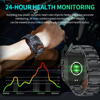 Reloj Inteligente LIGE BW0667 para Hombre con Llamadas y Marcación, Reloj Deportivo de Fitness Resistente al Agua con Asistente de Voz IA para Android e IOS