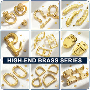 Conector Giratório de Metal em Latão Dourado para Acessórios de Bolsa Feminina, Fecho de Bolsa, Acessórios de Couro - Product Image 4