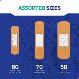 Haodidi perban perekat kain tahan air 200 Ct berbagai macam ukuran fleksibel + bernapas bantuan disinfektan inframerah jauh - Product Image 4