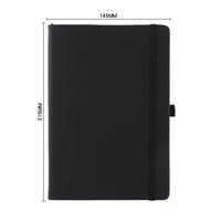 Carnet A5 en cuir PU personnalisé avec logo, sangle élastique et porte-stylo – Journal imprimé avec logo, bloc-notes en cuir PU