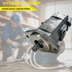 Bomba de engranajes hidráulica doble de alta eficiencia P315 OM502 para circuito de suministro de aceite hidráulico auxiliar de excavadora y cargadora - Product Image 3